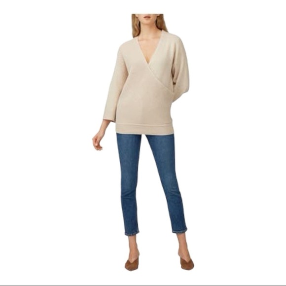 CHARLI Lanie tan sweater pullover V neck XS-small - Picture 4 of 15